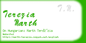 terezia marth business card